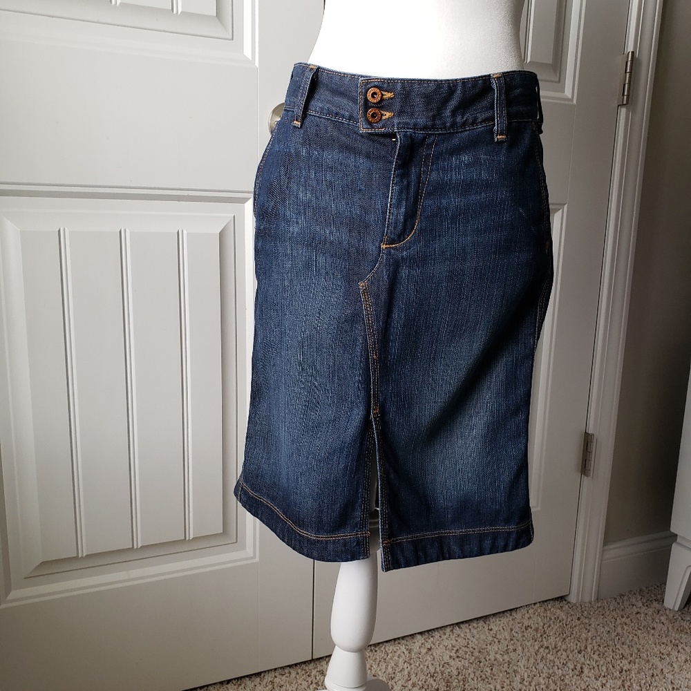 Adriano Goldschmied "The Demure" Denim Skirt - 27R